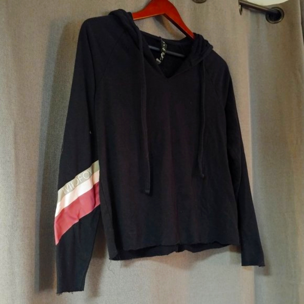 Raw Hem Hoodie